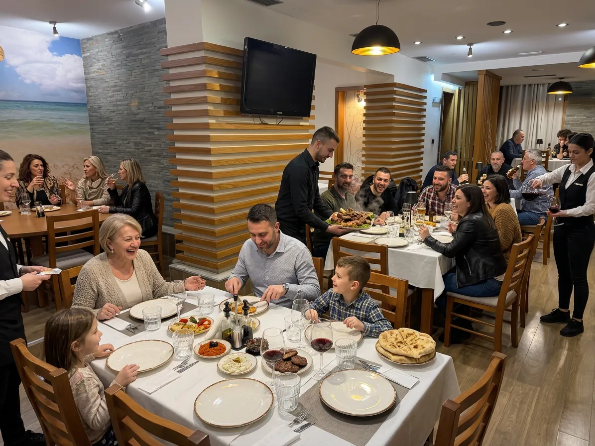 Giardinetto Veneto - Ristorante Italiano a Tirana Sala del ristorante Giardinetto Veneto a Tirana, atmosfera elegante veneziana