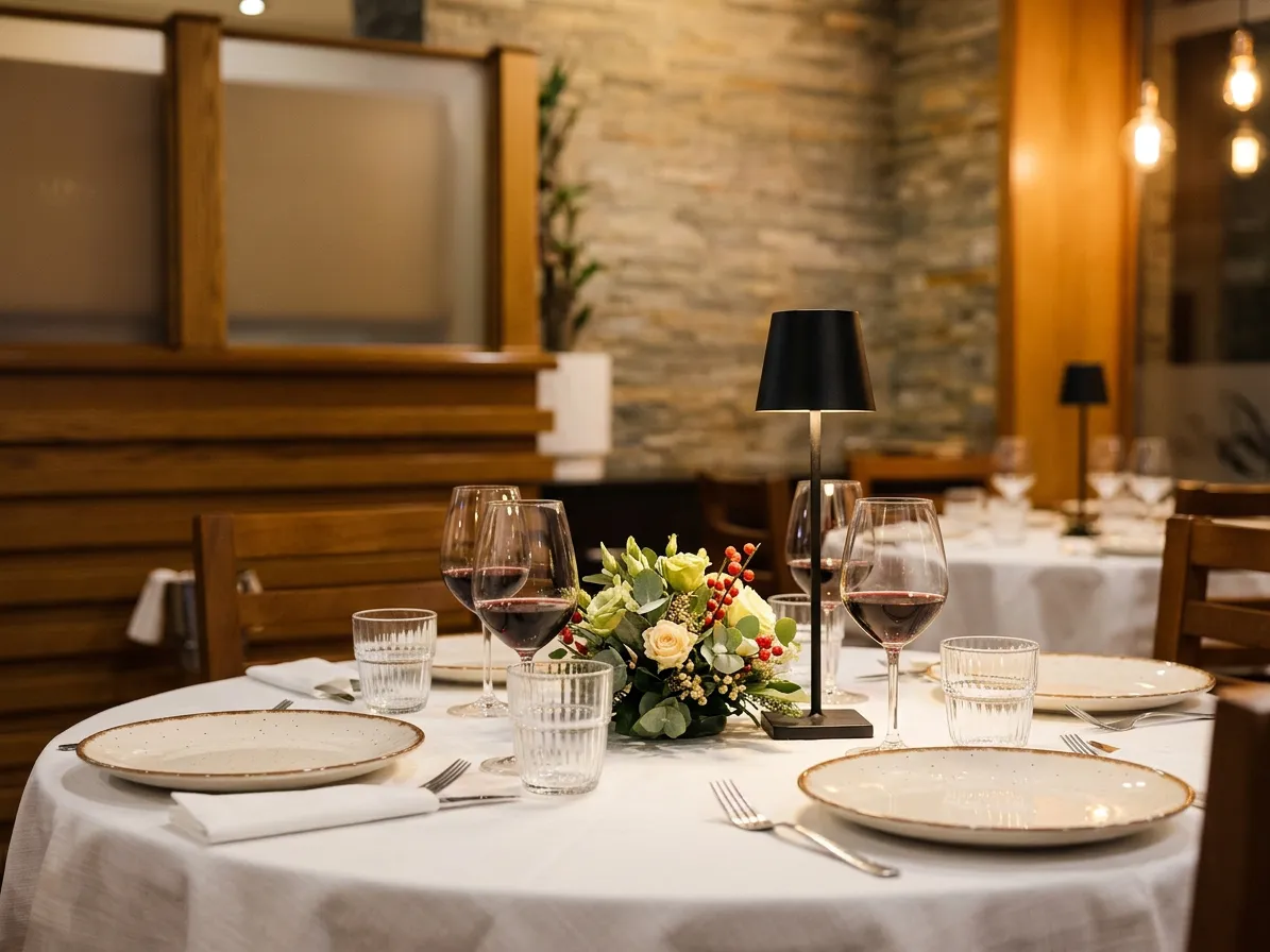 Lista VIP - Giardinetto Veneto Tirana Tavola elegante apparecchiata per ospiti VIP al Giardinetto Veneto